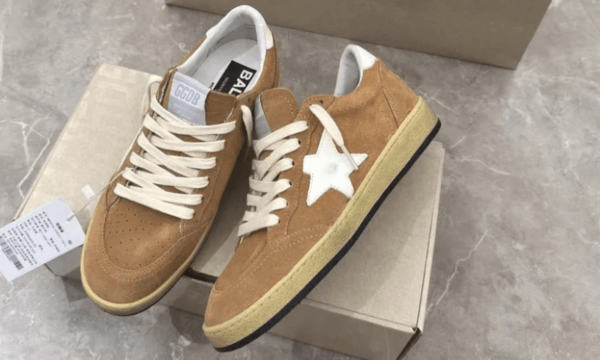 Ball Star en daim marron clair – Image 2