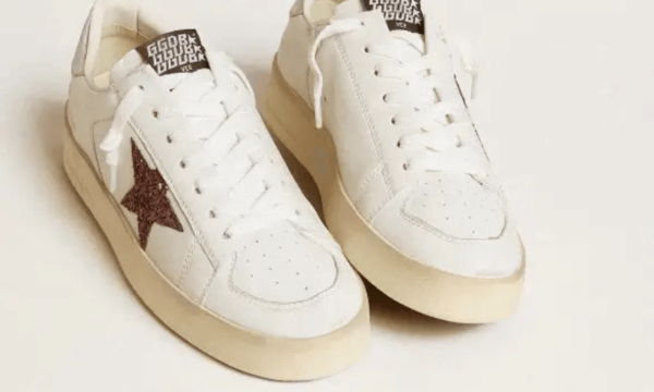 Stardan en nappa avec étoile en glitter et talon en cuir laminé – Image 2