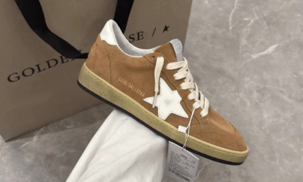 Ball Star en daim marron clair