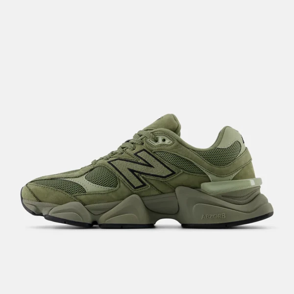 New Balance 9060 Dark Olivine avec Olivine et Black – Image 4