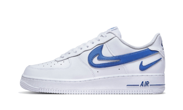 07 FM Cut Out Swoosh White Game Royal